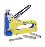 Kinzo Tacker Stapler - incl. 1500 Nails and Staples - for Carpet and Wood - Infinitely Adjustable