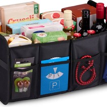 Trunk Organizer - Foldable - Auto Accessories - Black