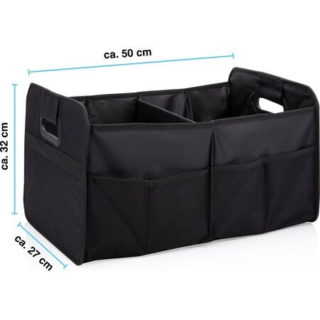 All Ride Trunk Organizer - Foldable - Auto Accessories - Black