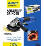 Kinzo Angle grinder - Sharpener - Grinding wheel - Ø115mm - 11000 Rpm - 230V - 710W