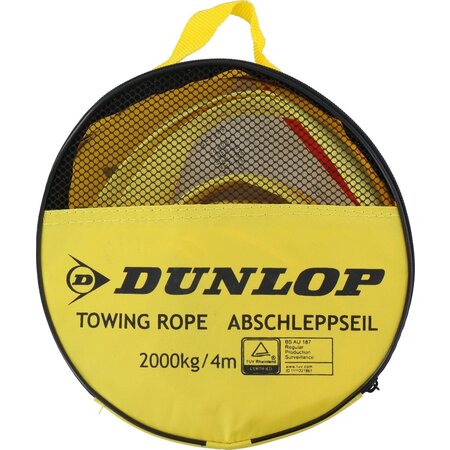 Dunlop Abschleppseil – max. 2000 kg – 4 Meter lang