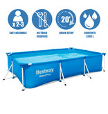 Bestway Familiezwembad - Steel Pro Zwembad - Opzetzwembad 300 x 201 x 66 cm