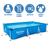 Bestway Family swimming pool - Steel Pro Swimming Pool - Above ground pool 300 x 201 x 66 cm