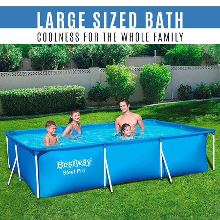 Bestway Family swimming pool - Steel Pro Swimming Pool - Above ground pool 300 x 201 x 66 cm