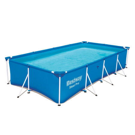 Bestway Family swimming pool 400 x 211 x 81cm - Steel Frame - Above-ground Swimming Pool - Steel Pro Power