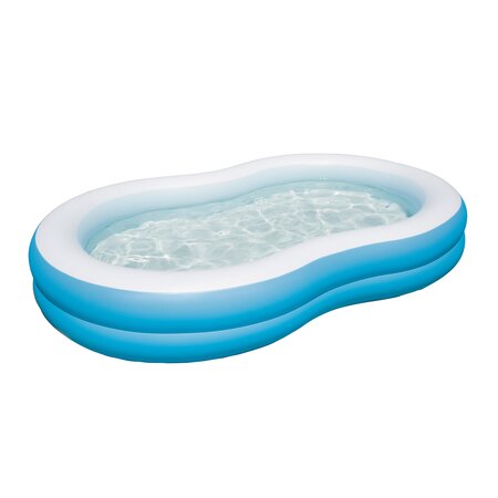 Bestway Inflatable Children's Pool 2 Rings - Swimming Pool 262 x 157 x 47cm