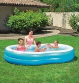 Bestway Inflatable Children's Pool 2 Rings - Swimming Pool 262 x 157 x 47cm