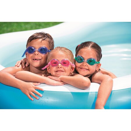 Bestway Inflatable Children's Pool 2 Rings - Swimming Pool 262 x 157 x 47cm