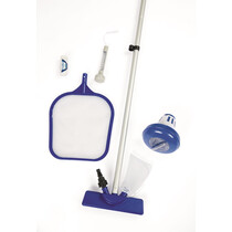 Swimming Pool Maintenance Set 7-Piece - including Landing Net and Vacuum Cleaner