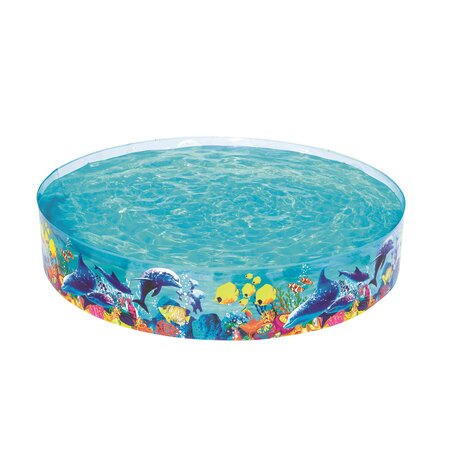 Bestway Swimming pool Underwater world - Fill 'N Fun Pool Kids Swimming Pool - Diameter 2.44mx Height 46cm