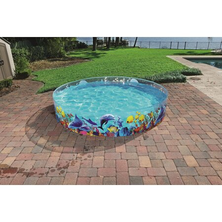 Bestway Zwembad Onderwaterwereld - Fill 'N Fun Pool Kids Zwembad - Doorsnede 2.44m x Hoogte 46cm