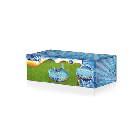 Bestway Zwembad Onderwaterwereld - Fill 'N Fun Pool Kids Zwembad - Doorsnede 2.44m x Hoogte 46cm