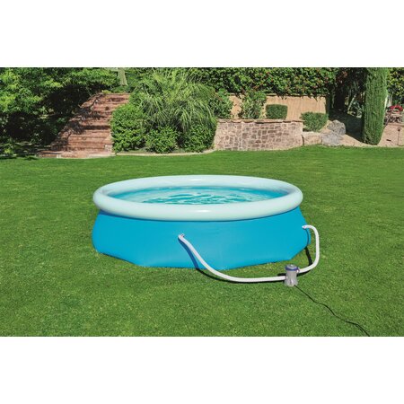 Bestway Aufblasbarer Rand für Schwimmbecken – schnelle Setzung – 305 x 76 cm