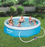 Bestway Aufblasbarer Rand für Schwimmbecken – schnelle Setzung – 305 x 76 cm