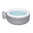 Bestway  Lay-Z-spa St. Lucia Jacuzzi aufblasbar – Schaumbad für 3 Personen – inkl. Pumpe und Abdeckung – Ø170 x 66 cm – Grau