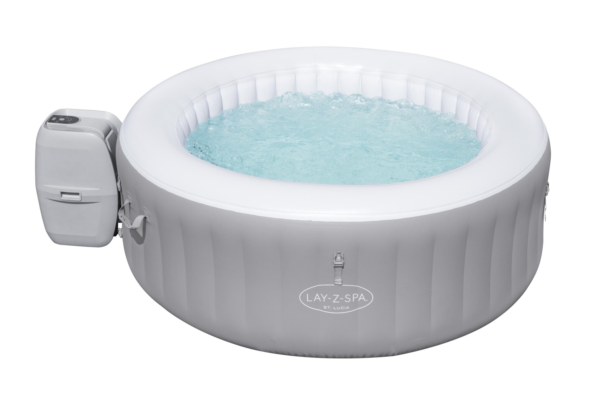 Bestway Lay-z-spa St. Lucia Jacuzzi Opblaasbaar Massage 110 Jets 3 Personen Ø170x66cm