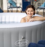 Bestway  Lay-Z-spa St. Lucia Jacuzzi Opblaasbaar - Bubbelbad voor 3 personen - Incl Pomp en Afdekzeil - Ø170x66cm - Grijs