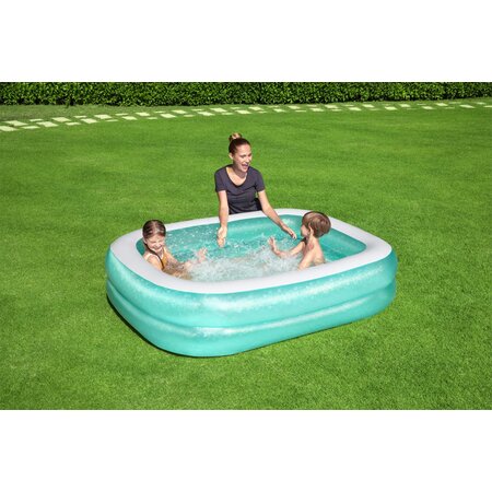 Bestway Familienpool – Rechteckiger aufblasbarer Pool – 201 x 150 x 51 cm