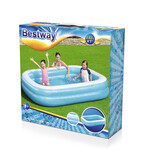 Bestway Aufblasbarer Familienpool – 262 x 175 x 51 cm – 778 l