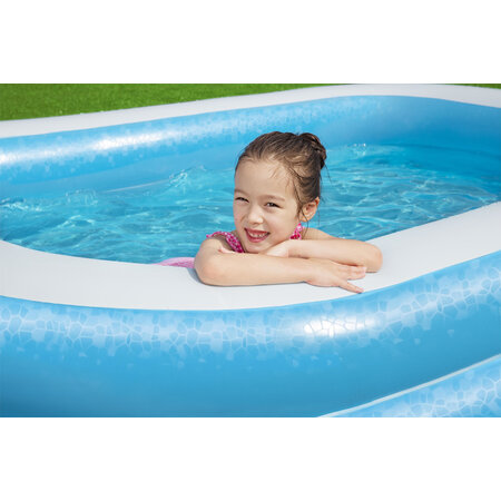 Bestway Aufblasbarer Familienpool – 262 x 175 x 51 cm – 778 l