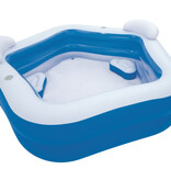 Bestway Fünfeckiger aufblasbarer Familienpool – Pool 213 x 207 x 69 cm