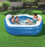 Bestway Fünfeckiger aufblasbarer Familienpool – Pool 213 x 207 x 69 cm