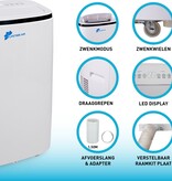 Lifetime Air 3-in-1 Mobile Air Conditioner / Fan / Dehumidifier - 14000 BTU - Drain hose - Timer - Remote control