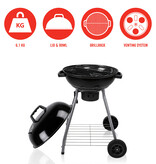 BBQ Collection Barbecue with Lid Ø 45 cm - Charcoal - BBQ Grill - Sphere