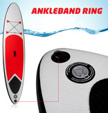 SUP Board Inflatable Red/White - Paddle Board Complete Set