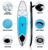 SUP Board Inflatable Blue/White - Paddle Board Complete Set