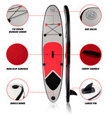 Surfboard - Surfboard - Inflatable - 243x57x7cm - Max 100 Kilo - with Carrying Bag