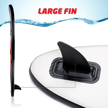 Surfboard - Surfboard - Inflatable - 243x57x7cm - Max 100 Kilo - with Carrying Bag