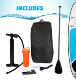 SUP Board Inflatable Blue/White - Paddle Board Complete Set