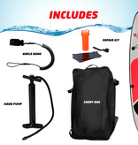 Surfboard - Surfboard - Inflatable - 243x57x7cm - Max 100 Kilo - with Carrying Bag