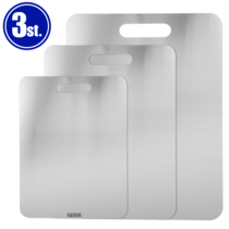 Rvs Snijplank - Set 3 stuks - Snijplanken - Cutting Board - Snijplankenset - Duurzaam en Microplasticvrij