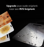Geeek Edelstahl Schneidebrett - 3er Set - Schneidebretter - Cutting Board - Schneidebrett Set - nachhaltig und mikroplastikfrei