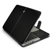 Leather Slim Sleeve MacBook 12 inch Black