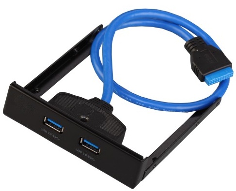 Geeek 2 Poorten Usb 30 Front Adapter Zwart geeek kopen in de aanbieding