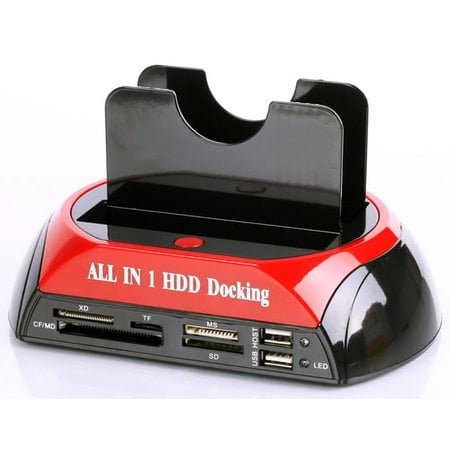 Geeek All-in-one Dual HDD Docking Station Backup-IDE-Festplatte Kartenleser