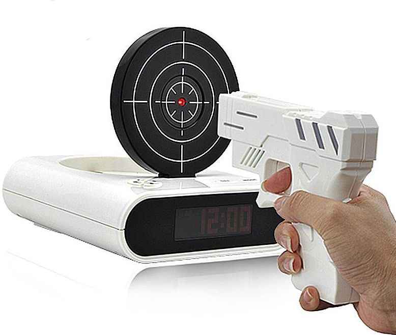 Gun Alarm Schietspel Clock Wekker online shop Gadgets