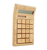 Geeek Bamboe Houten Rekenmachine Calculator