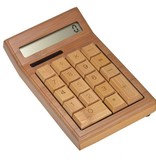 Geeek Bamboe Houten Rekenmachine Calculator