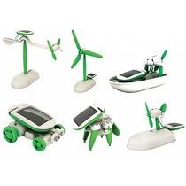 6-in-1 Mini Solar Robot Kit Leerzaam Bouwpakket