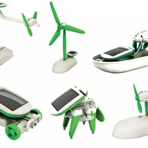 6-in-1 Mini Solar Robot Kit Leerzaam Bouwpakket