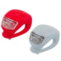 LED Fietslampje 2 stuks (rood & wit)