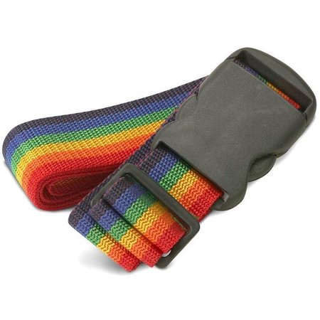 Geeek Geeek Kofferband Luggage Strap Kofferriem Regenboogkleuren