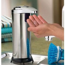 Luxury Automatic Soap Dispenser Touch Free Soap Dispenser Stainless Steel Look