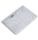 Geeek 15 inch MacBook Laptop Soft Sleeve Case Grey