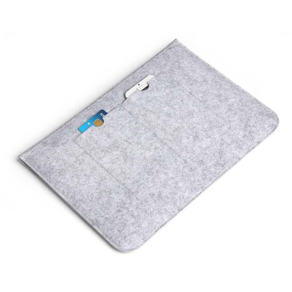 over het algemeen Ontrouw Toelating Laptop Soft Sleeve Case Grijs Vilt voor 13"Aplpe MacBook en Laptops  Geeektech - Geeektech.com