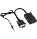 Geeek VGA (+audio) naar HDMI Adapter Kabel